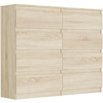 8 fiókos komód R-120-S8 - különböző színű változatokban sonoma kép