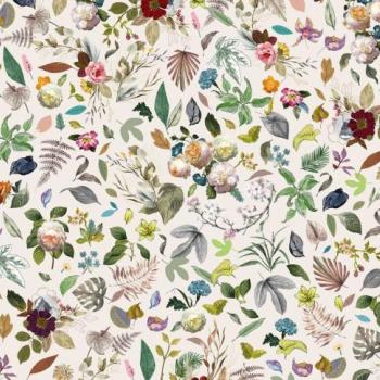 A négy évszak növényeit ábrázoló tapéta, sokszínű, 350x250 cm - PANIER kép