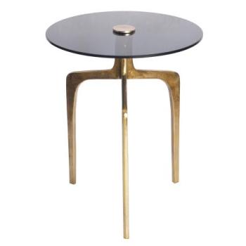 ABSTRACT arany alumínium dohányzóasztal 55cm kép