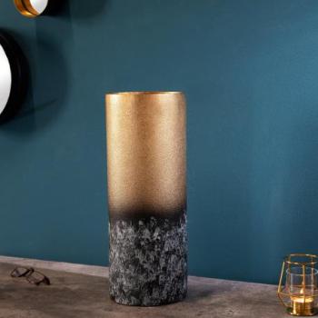 ABSTRACT arany alumínium váza 40cm kép