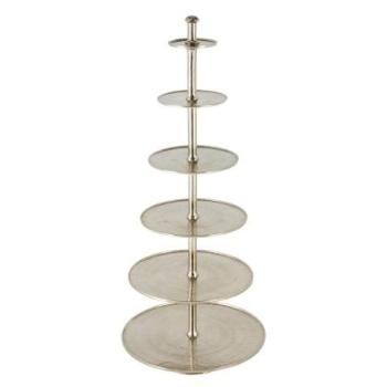 ABSTRACT ezüst tároló állvány 6 szintes kép