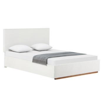 Ágy ráccsal és tárolóval, 180x200, fehér, NUVOLA kép