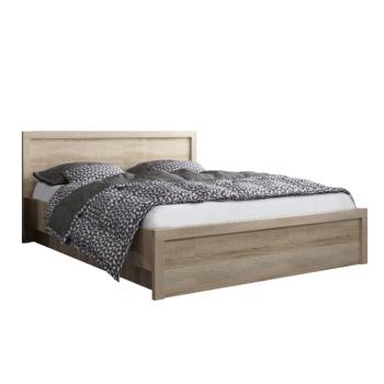 Ágy tárhellyel, 160x200, sonoma tölgy, JESI NEW kép