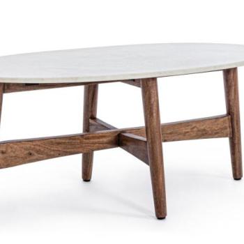 ALBANY II barna akácfa dohányzóasztal 105cm kép