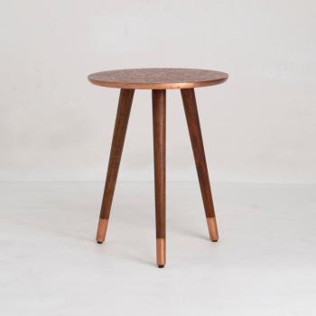 ALCASAR antikhatású akácfa dohányzóasztal 50cm kép