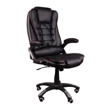 Állítható irodai szék fekete színben kép