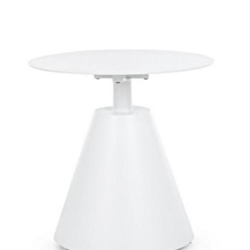 ALOHA fehér kerti kerek lerakóasztal 50cm kép