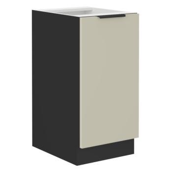 Alsó szekrény, kasmír/fekete, ARAKA 40 D 1F BB kép