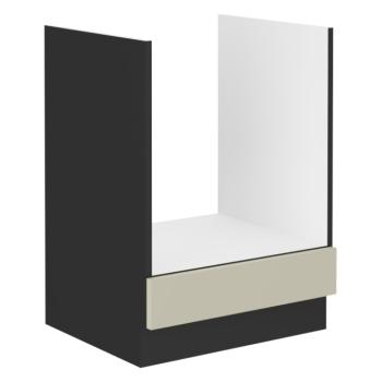 Alsó szekrény, kasmír/fekete, ARAKA 60 D GAZ BB kép