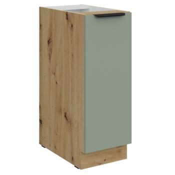 Alsó szekrény kihúzható kosárral, aquamarine/artisan tölgy, ARSANY 30 D CARGO BB kép