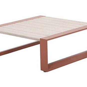 Alumínium asztal 97x97 cm MADRID (mahagóni) kép