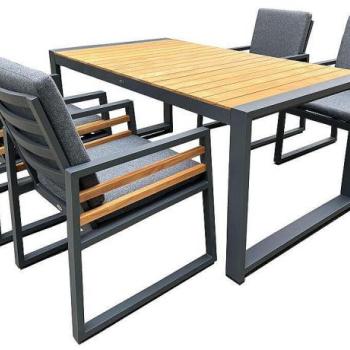 Alumínium étkezőgarnitúra NEWPORT 1+4 kép