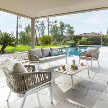 Alumínium készlet 5 személyes COLUMBIA (fehér) kép