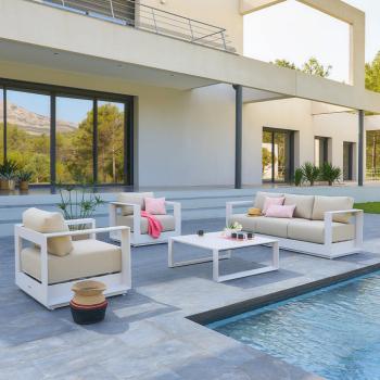 Alumínium készlet 5 személyes MADRID (cappuccino) kép