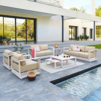 Alumínium készlet 7 személyes MADRID (cappuccino) kép