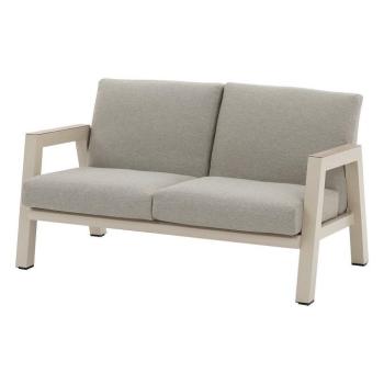 Alumínium kétszemélyes pad HELIOS (elefántcsont) kép