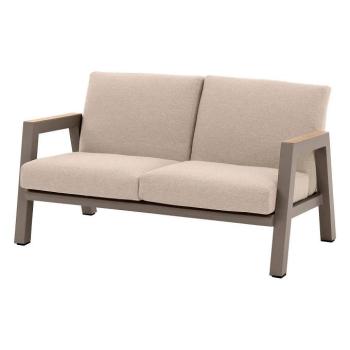 Alumínium kétszemélyes pad HELIOS (szürkésbarna) kép