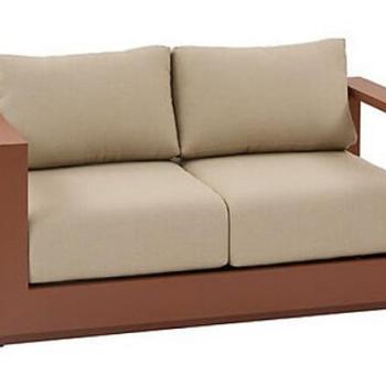 Alumínium kétszemélyes pad MADRID (mahagóni) kép