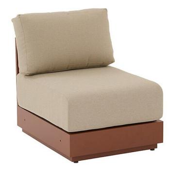 Alumínium középső szék MADRID (mahagóni) kép