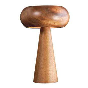 ALVA barna akácfa asztali lámpa kép