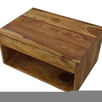 AMAZONAS barna akácfa éjjeliszekrény 50cm kép