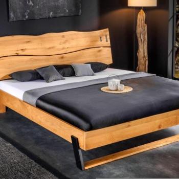 AMAZONAS barna natur tölgy ágy 180x200cm kép