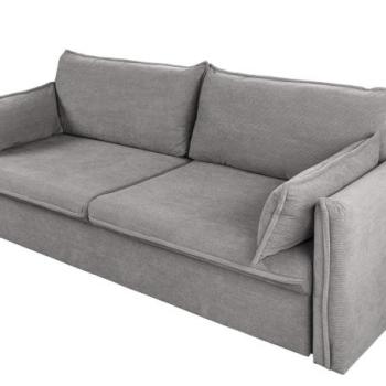 APARTMENT szürke kordbársony kanapéágy kép