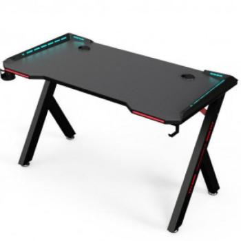 Apollon R5 beépített ledes gamer asztal, 140cm*60cm*73cm kép