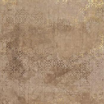 Aranyozott mintás tapéta, 200x250 cm, barna - arany - SAVANE kép