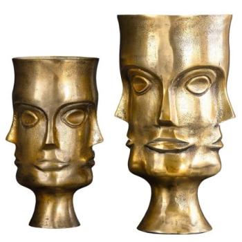 ARC antik réz alumínium váza 2db/szett kép