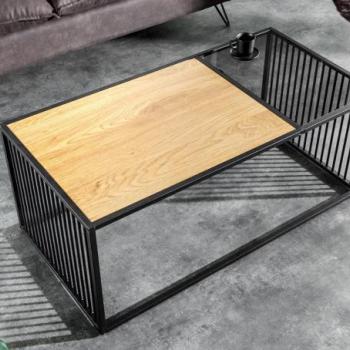 ARCHITECTURE barna dohányzóasztal 100cm kép