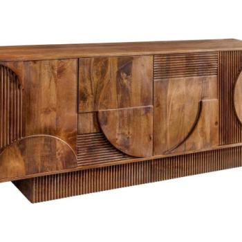 ART DECO barna mangófa komód 170 cm kép