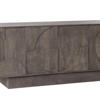 ART DECO szürke mangófa komód kép