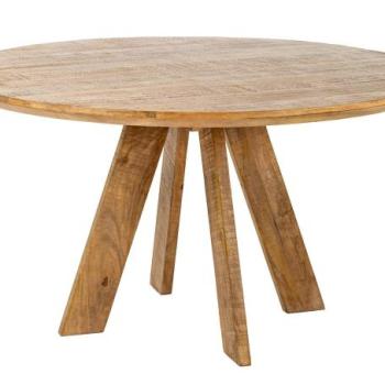 ART WOOD barna mangófa étkezőasztal 140 cm kép