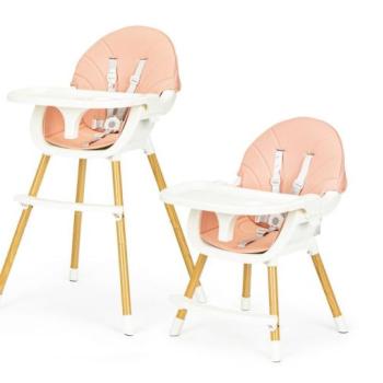 Asztali etetőszék 2 az 1-ben - rózsaszín kép