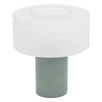 Asztali lámpa lime zöld üveg 36 cm - LUEUR kép