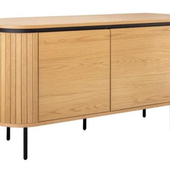 ATELIER barna tölgyfa furnér komód 120 cm kép