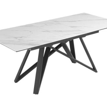 ATLAS fehér kerámia étkezőasztal 160-200 cm kép