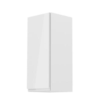 AURORA fehér mdf felső konyhaszekrény balos 30cm kép