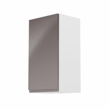 AURORA szürke mdf felső konyhaszekrény balos 40cm kép