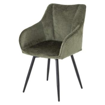 AVIGNON zöld polyester zsenília forgószék kép