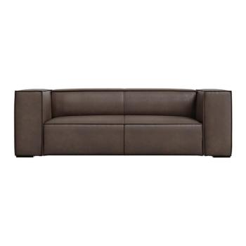 Barna bőr kanapé 212 cm Madame – Windsor & Co Sofas kép