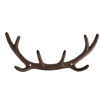 Barna fém fali fogas Antlers – Esschert Design kép