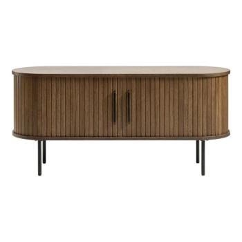 Barna TV-állvány tölgyfa dekorral 120x56 cm Nola – Unique Furniture kép