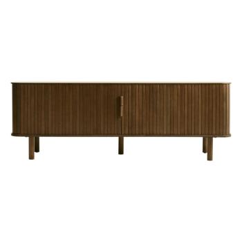 Barna TV-állvány tölgyfa dekorral 56x160 cm Cavo – Unique Furniture kép