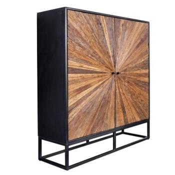 BARRACUDA barna mangófa tikfa tálalószekrény kép