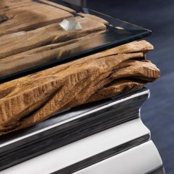 BARRACUDA barna tikfa asztallap kép