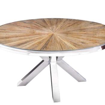 BARRACUDA teakfa kerek étkezőasztal kép