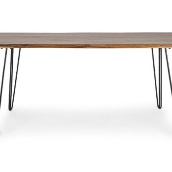 BARROW 8 személyes barna akácfa étkezőasztal 180cm kép