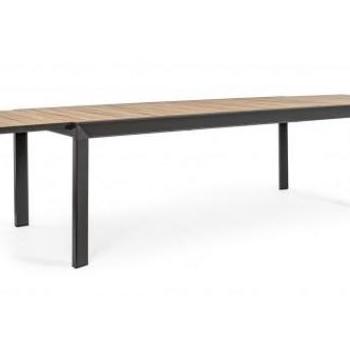 BELMAR szürke bővíthető kerti étkezőasztal 220-340cm kép